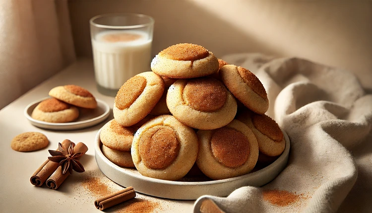 Vegan Snickerdoodle Cookies with Coconut Sugar
